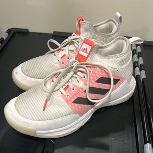 Adidas Crazy Flight Volleyball Shoes pink and white
